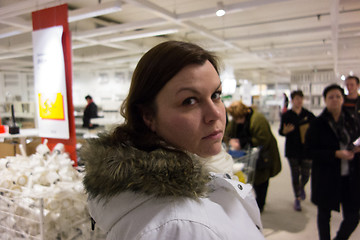 Image showing Woman in supermarket