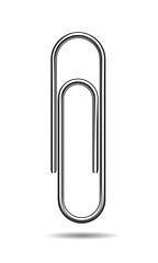 Image showing Paper clip. Vector
