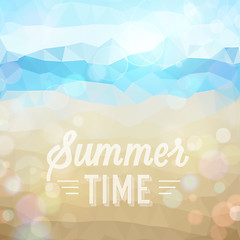 Image showing Summer holiday tropical beach background