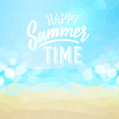 Image showing Summer holiday tropical beach background