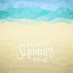 Image showing Summer holiday tropical beach background