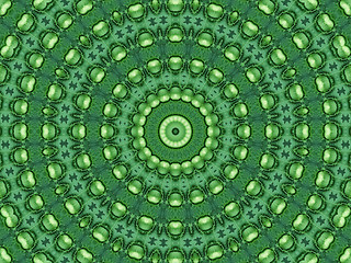 Image showing Green abstract pattern