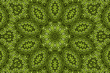 Image showing Green background with abstract pattern