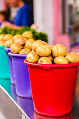 Image showing Potatoes At Local Market