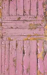 Image showing Pink Grunge Wood Texture.