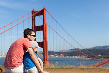 Image showing family traveling in california