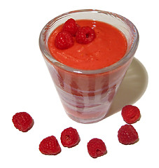 Image showing Raspberry smoothie