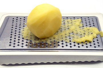 Image showing Potato rasping