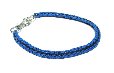 Image showing Dog chain with hand made crochet work