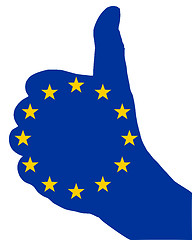 Image showing European finger signal