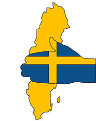 Image showing Swedish handshake