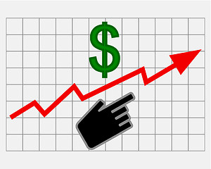 Image showing Rise equity price of dollar