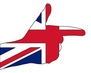 Image showing British finger signal