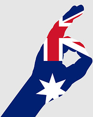 Image showing Australian hand signals