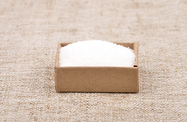Image showing Sugar on linen