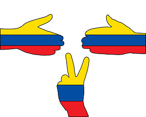 Image showing Ecuador hand signal