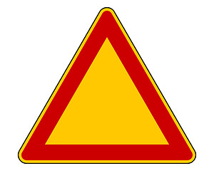 Image showing Warning sign