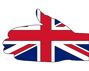 Image showing British welcome
