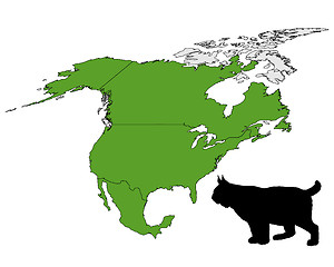 Image showing Lynx range map