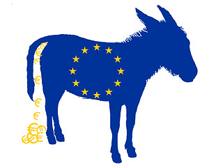 Image showing European cash donkey