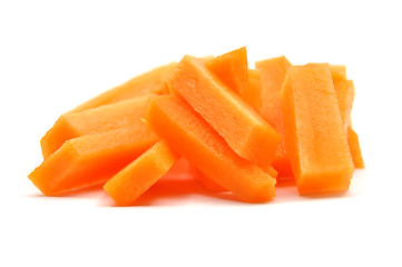 Image showing Julienne carrots  