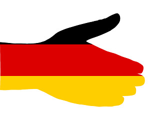 Image showing German handshake