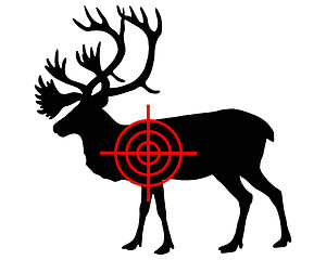 Image showing Caribou crosshair