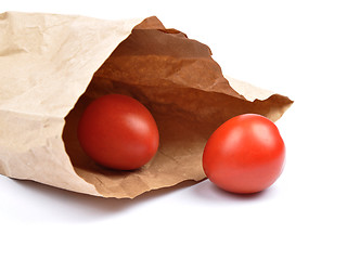 Image showing Vegetables in paper bag