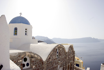 Image showing church view santorini