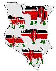 Image showing Big Five Kenya cross lines