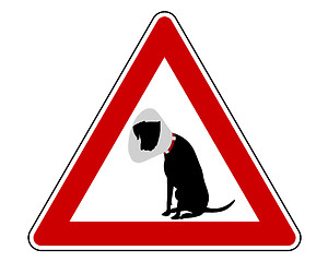 Image showing Pet hospital warning sign