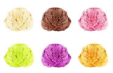 Image showing Ice Cream scoops