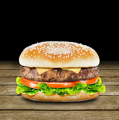 Image showing Delicious burger 