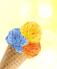 Image showing Ice Cream cone