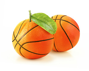 Image showing Orange basketball