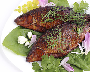 Image showing Smoked fish