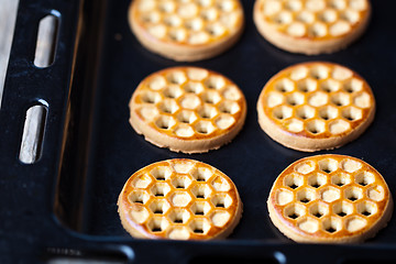 Image showing fresh homemade honey cookies