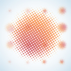 Image showing Abstract halftone design. EPS 10