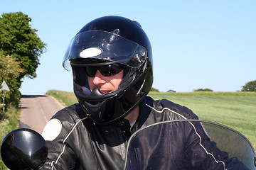 Image showing biker