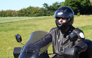 Image showing Biker