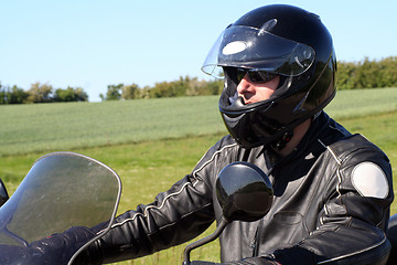 Image showing Biker