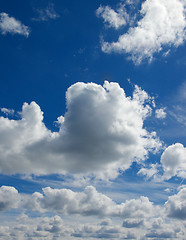 Image showing Fluffy Clouds