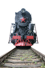 Image showing Vintage steam train 