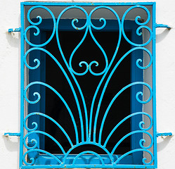 Image showing Traditional blue window from Sidi Bou Said