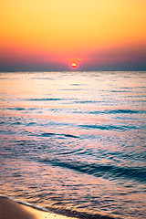 Image showing Sand Beach And Wave