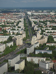 Image showing Berlin aerial view