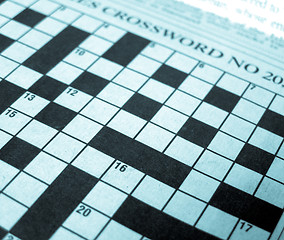 Image showing Crosswords