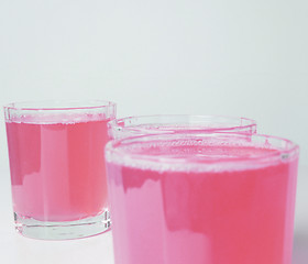 Image showing Pink grapefruit saft