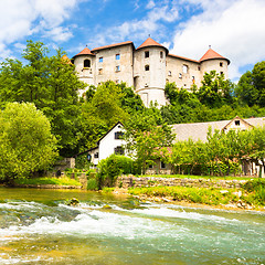 Image showing Zuzemberk Castle, Slovenian tourist destination.