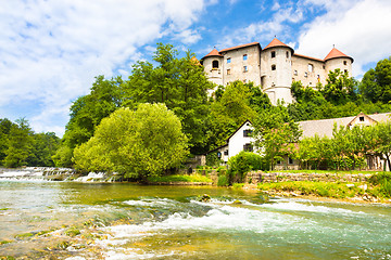 Image showing Zuzemberk Castle, Slovenian tourist destination.